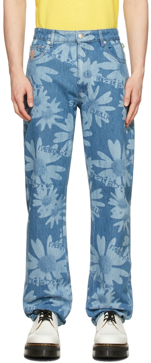 Blue Heaven by Marc Jacobs Laser Floral Jeans