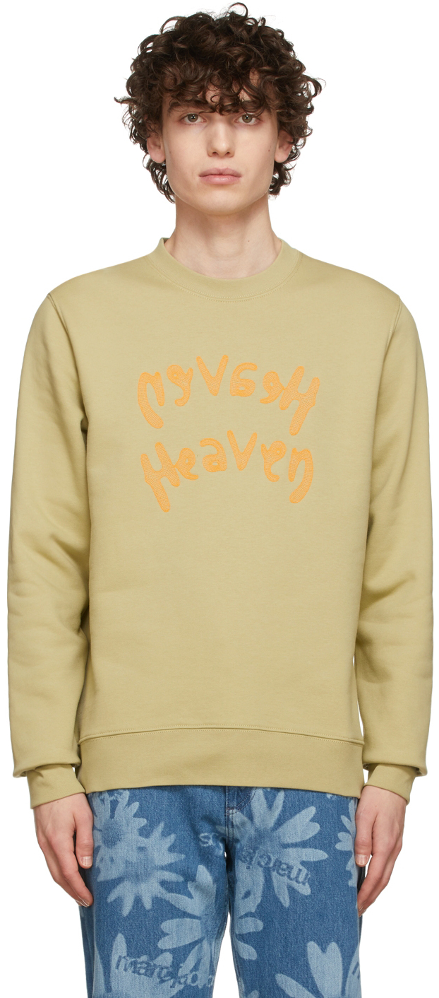 Marc Jacobs Heaven: Green Reverse Sweatshirt | SSENSE