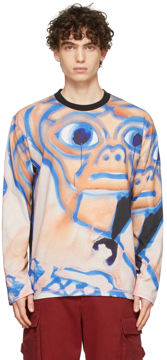 Blue Heaven by Marc Jacobs Phone Home Long Sleeve T-Shirt