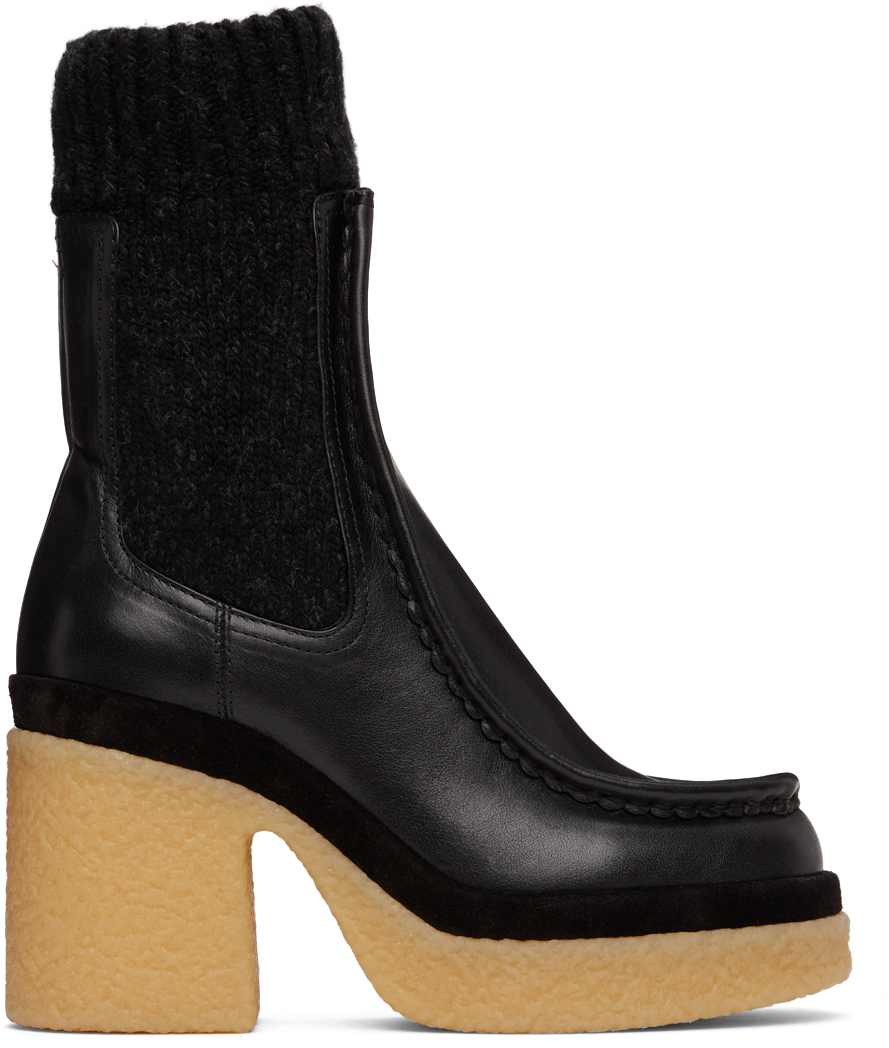 chloe black boot