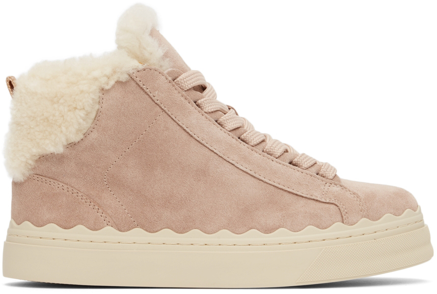 chloe suede sneakers