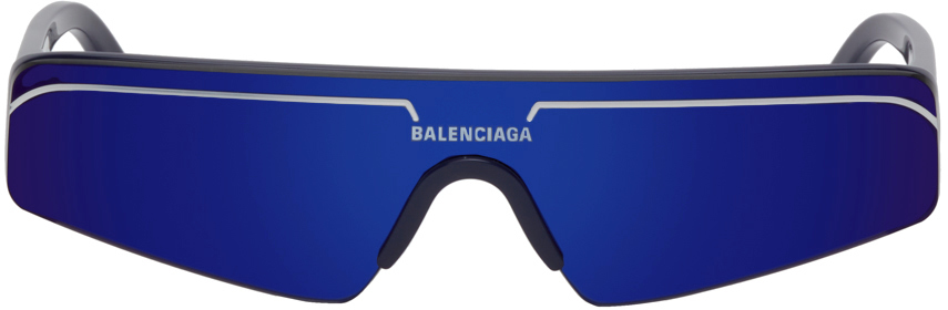 balenciaga blue sunglasses