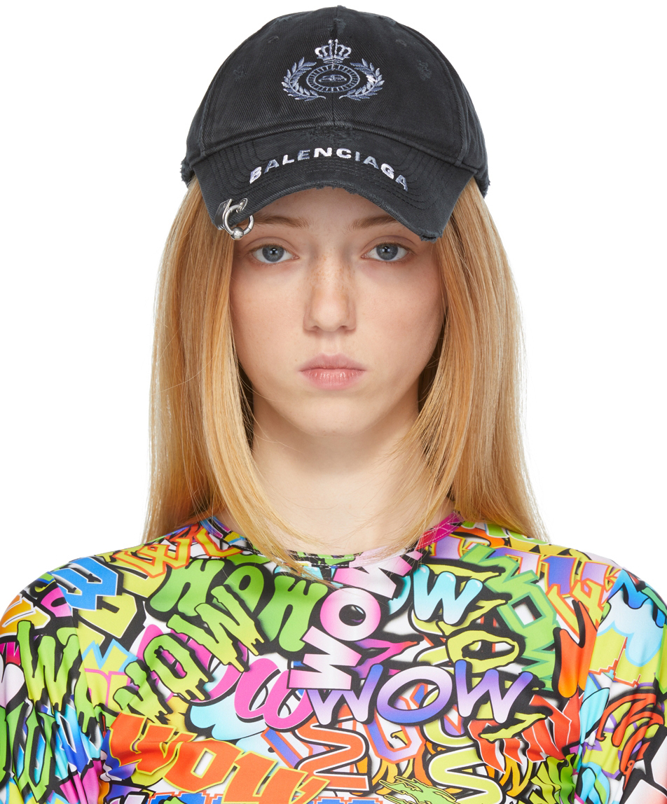 23ss balenciaga heavy pierce cap ランキングや新製品 メンズ