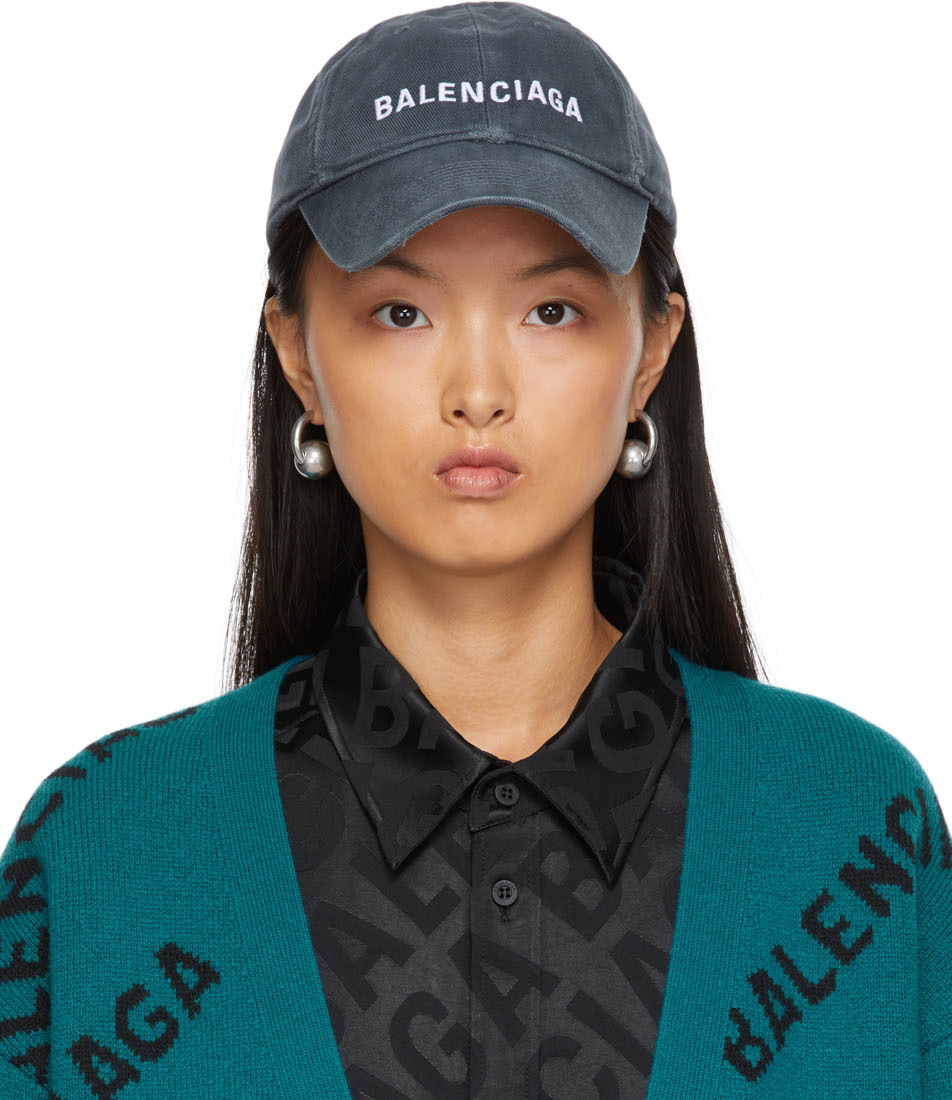 Balenciaga store hat grey