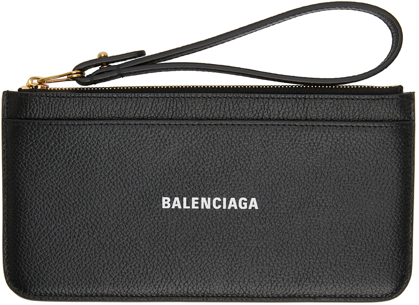balenciaga zip card holder