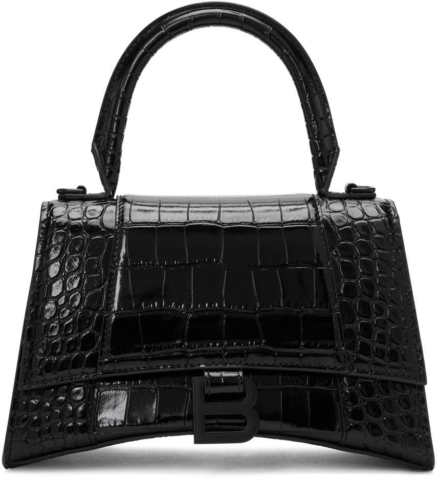 Balenciaga Black Hourglass Bags | Curashion