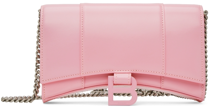Balenciaga Pink Hourglass Wallet