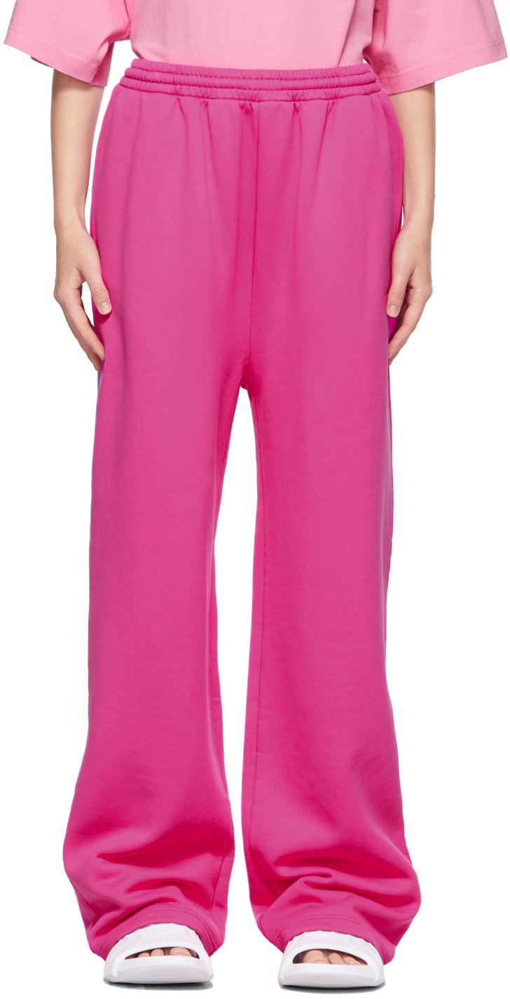 Balenciaga: Pink Jogging Lounge Pants | SSENSE UK