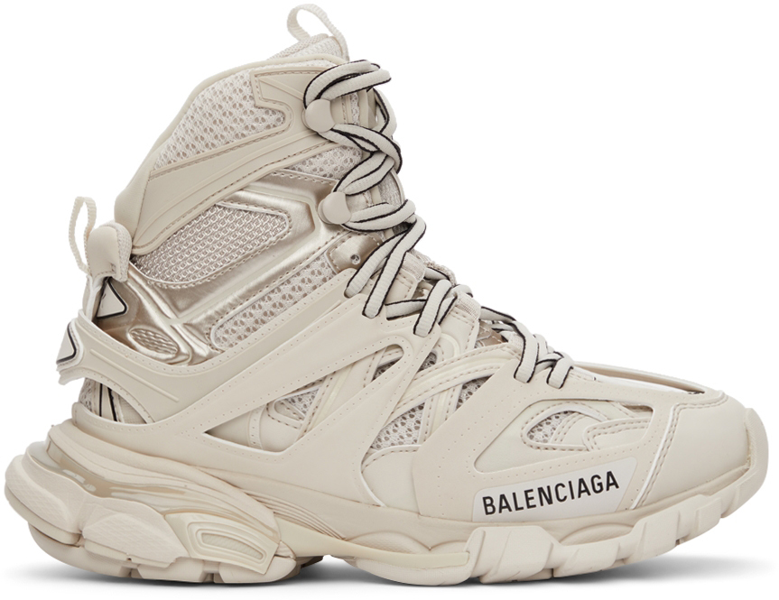 Balenciaga Beige Track Hike Sneakers