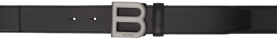 Black Large Hourglass Belt
