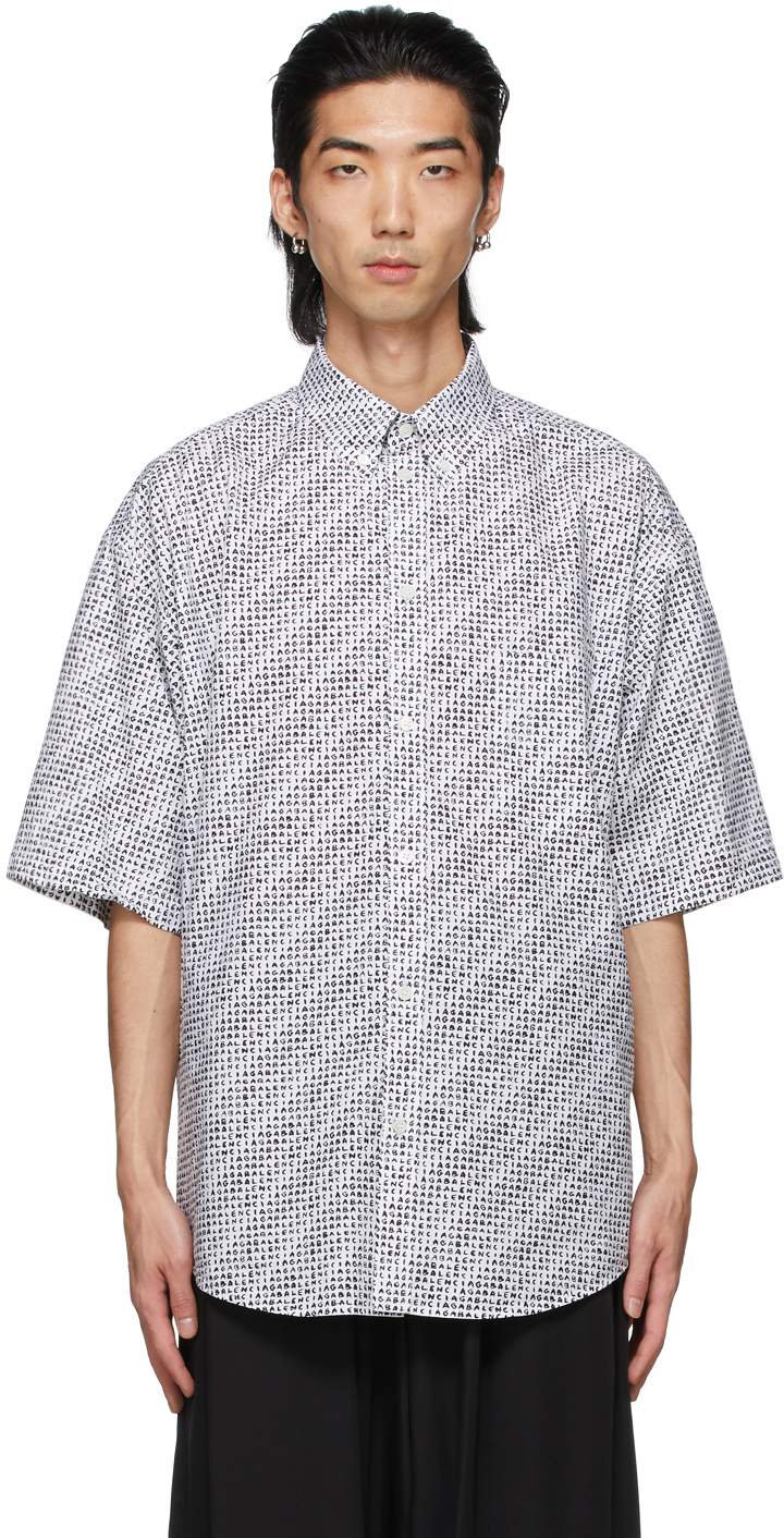 balenciaga button up shirt
