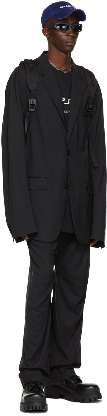 Balenciaga ブラック テーラード ブレザー