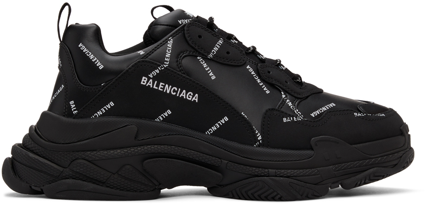 Mens black balenciaga Clearance