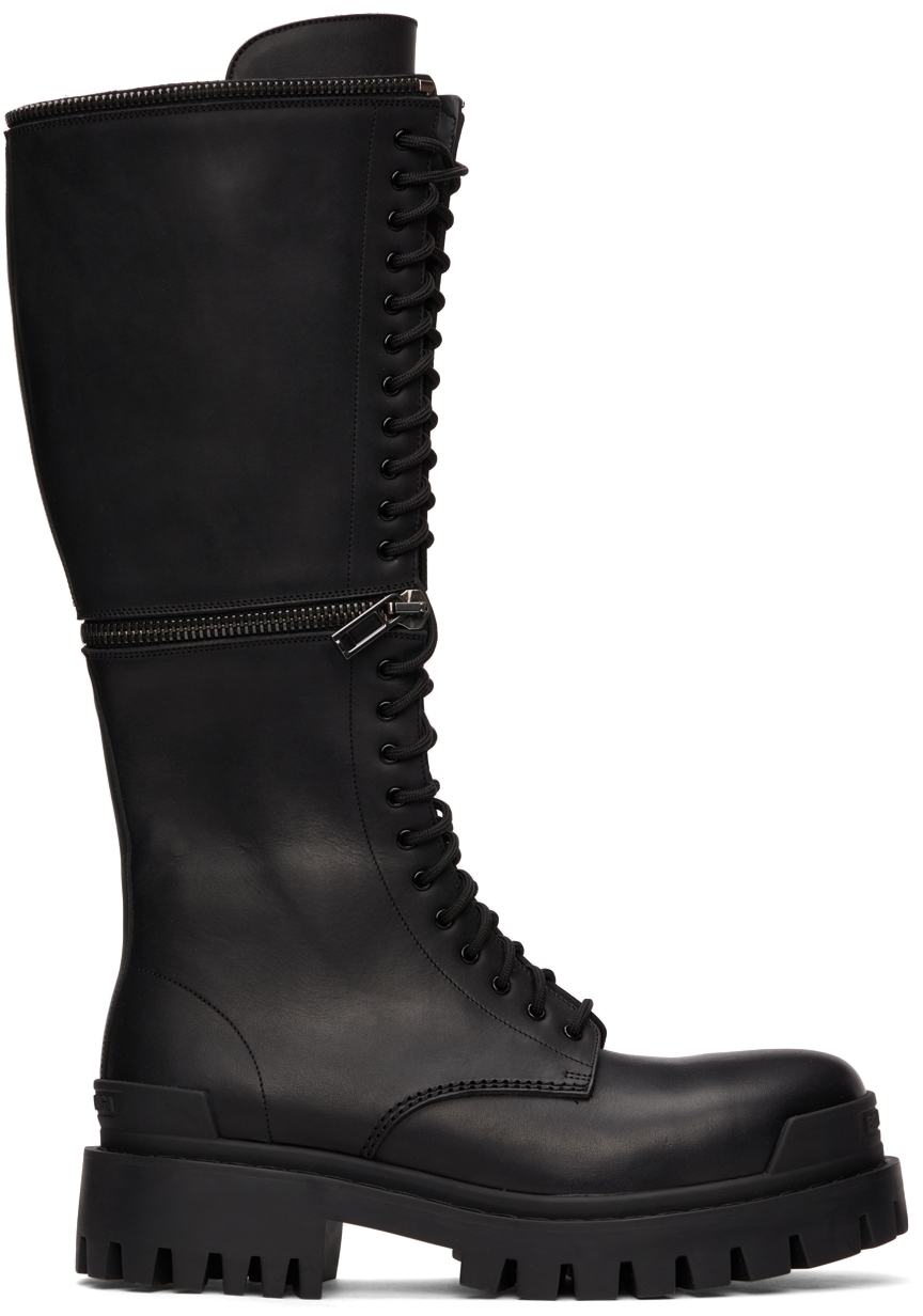 Balenciaga Military Style Ankle Boots  Farfetch