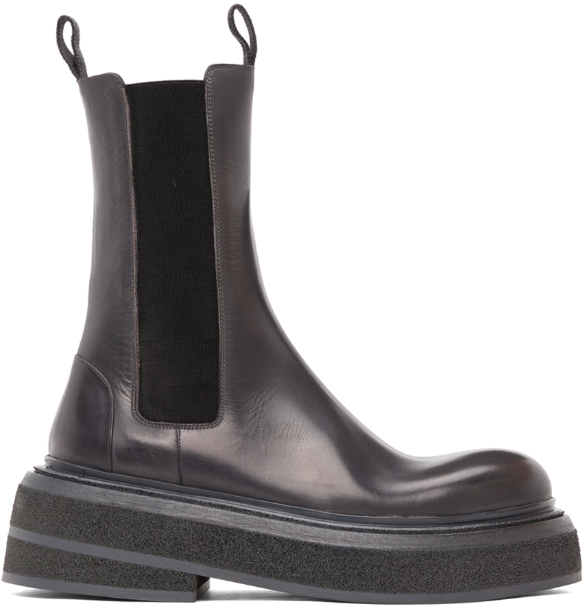 Marsèll Grey Zuccone Ankle Boots