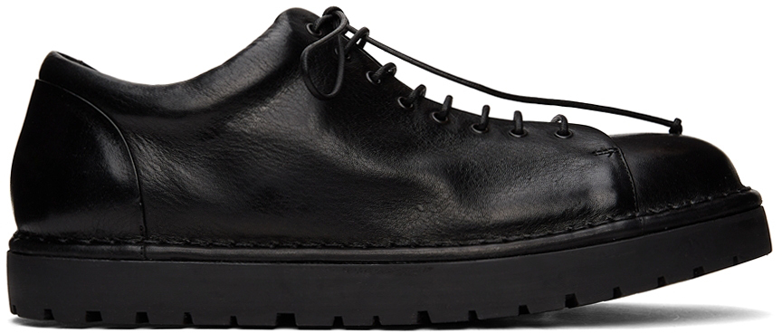 Save 1% Mens Lace-ups Marsèll Lace-ups for Men Black Marsèll nasello Leather Derby Shoes in Nero 