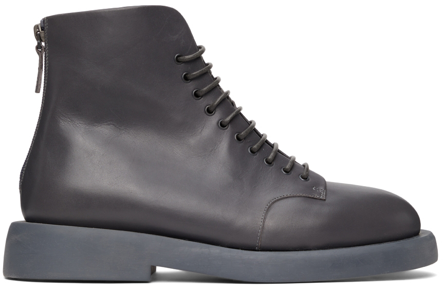 Save 7% for Men Grey Mens Shoes Boots Casual boots Marsèll Leather Gommello Ankle Boots in Grey 