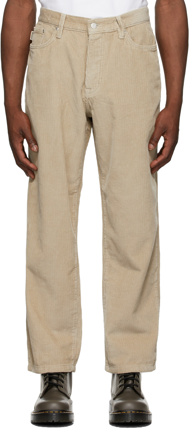 Stüssy Beige Corduroy Big Ol' Trousers | Smart Closet