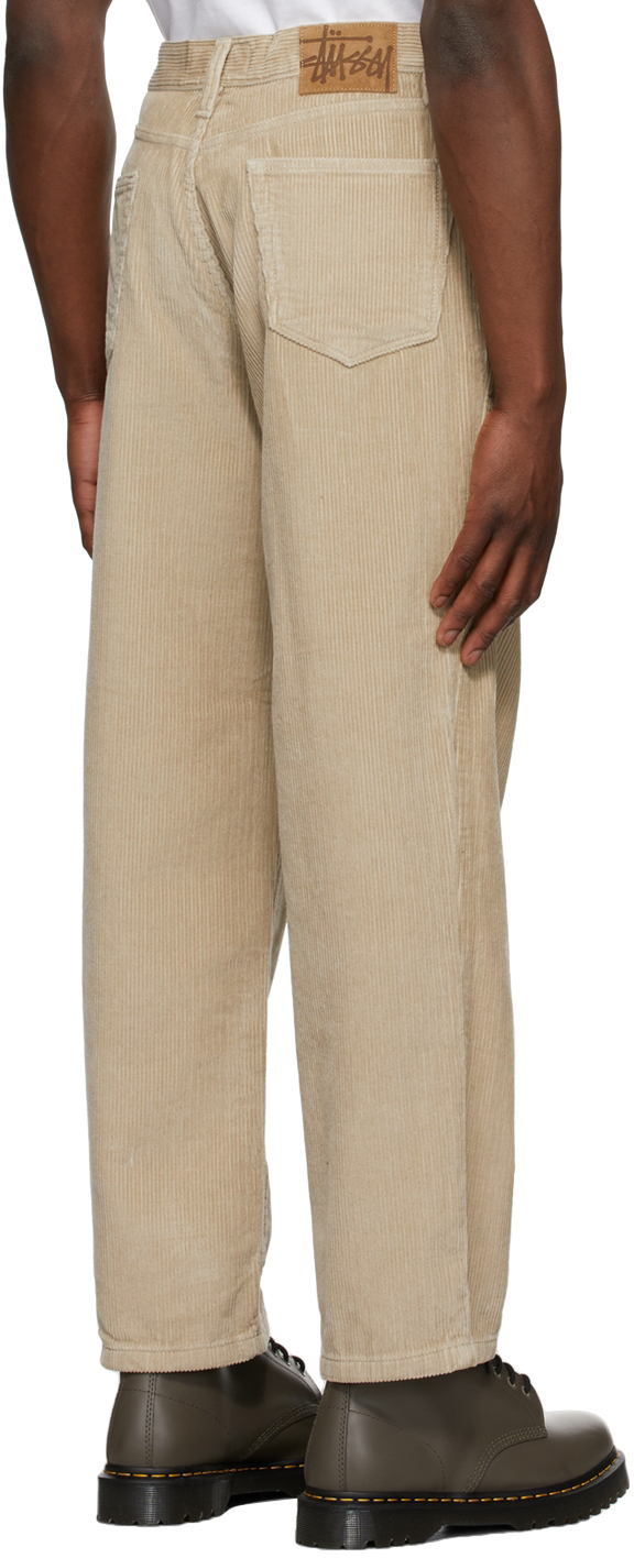 Stüssy Beige Corduroy Big Ol' Trousers | Smart Closet