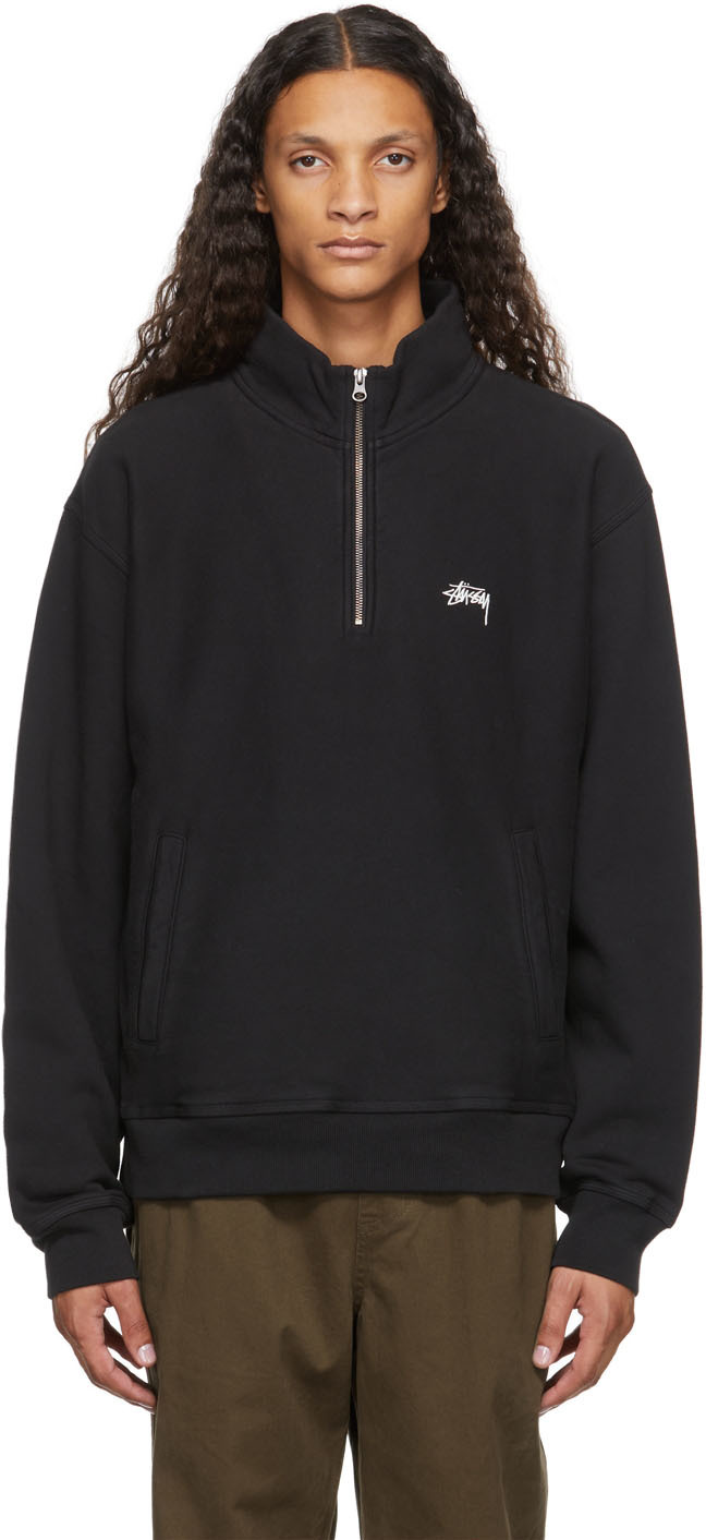 stussy half zip jacket