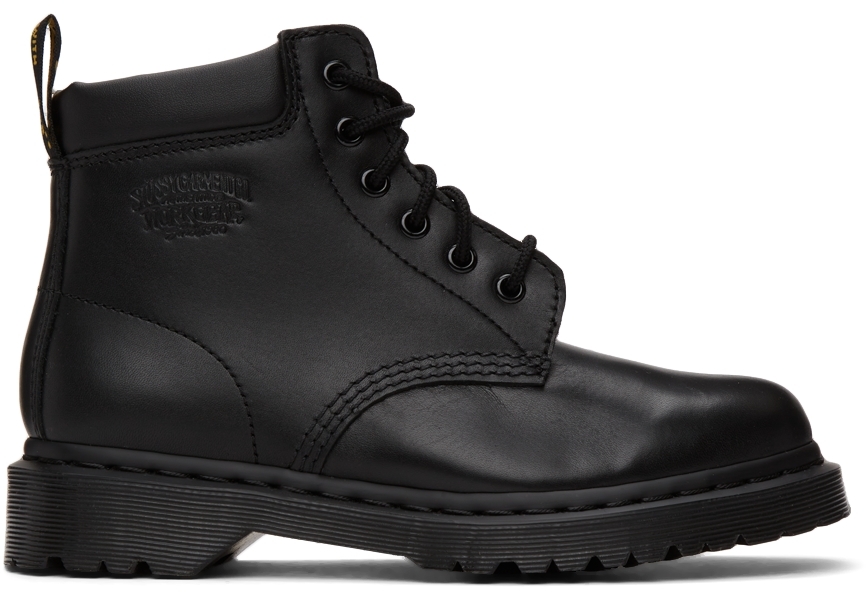 Stüssy 黑色 Dr Martens 联名 939 踝靴 - 27584001