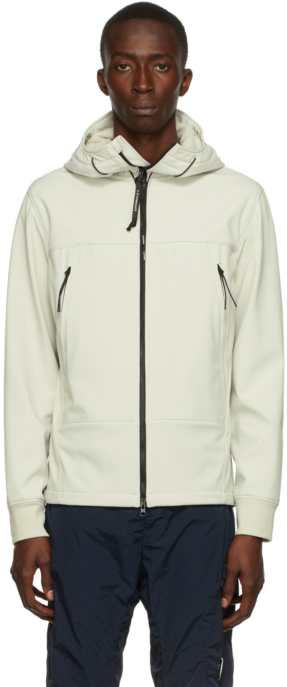 white cp goggle jacket