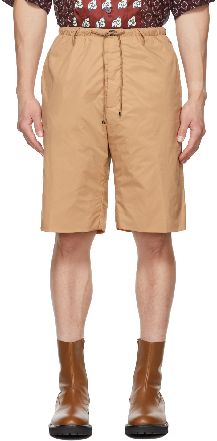 SSENSE Exclusive Beige Lightweight Nylon Shorts