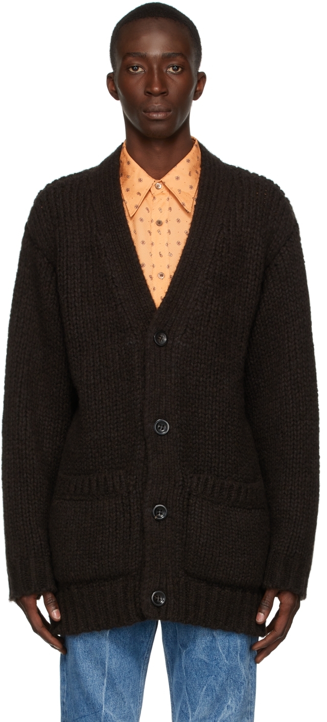 2022 DRIES VAN NOTEN Wool-Blend Cardigan 専門ショップ