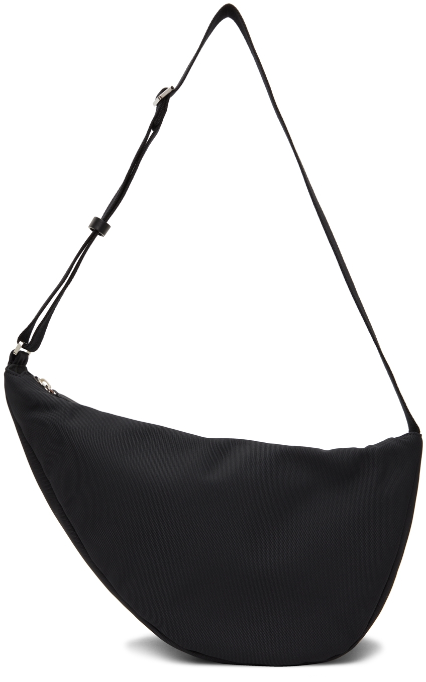 The Row Black Slouchy Banana Two Bag