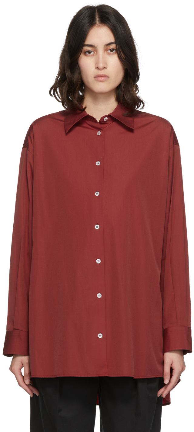 The Row Red Luka Shirt | Smart Closet