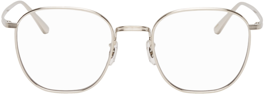 The Row: Silver Oliver Peoples Edition Board Meeting 2 Glasses