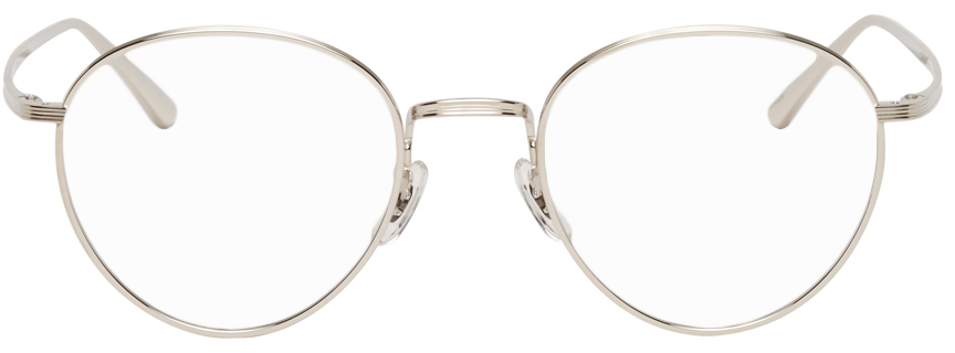 The Row Silver Oliver Peoples Edition Brownstone 2 Glasses