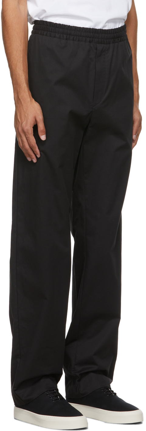 The Row Black Jonah Trousers | Smart Closet