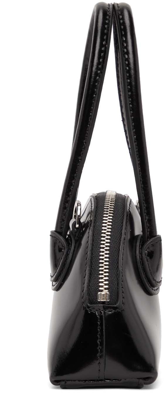 Bessette Leather Shoulder Bag In Black