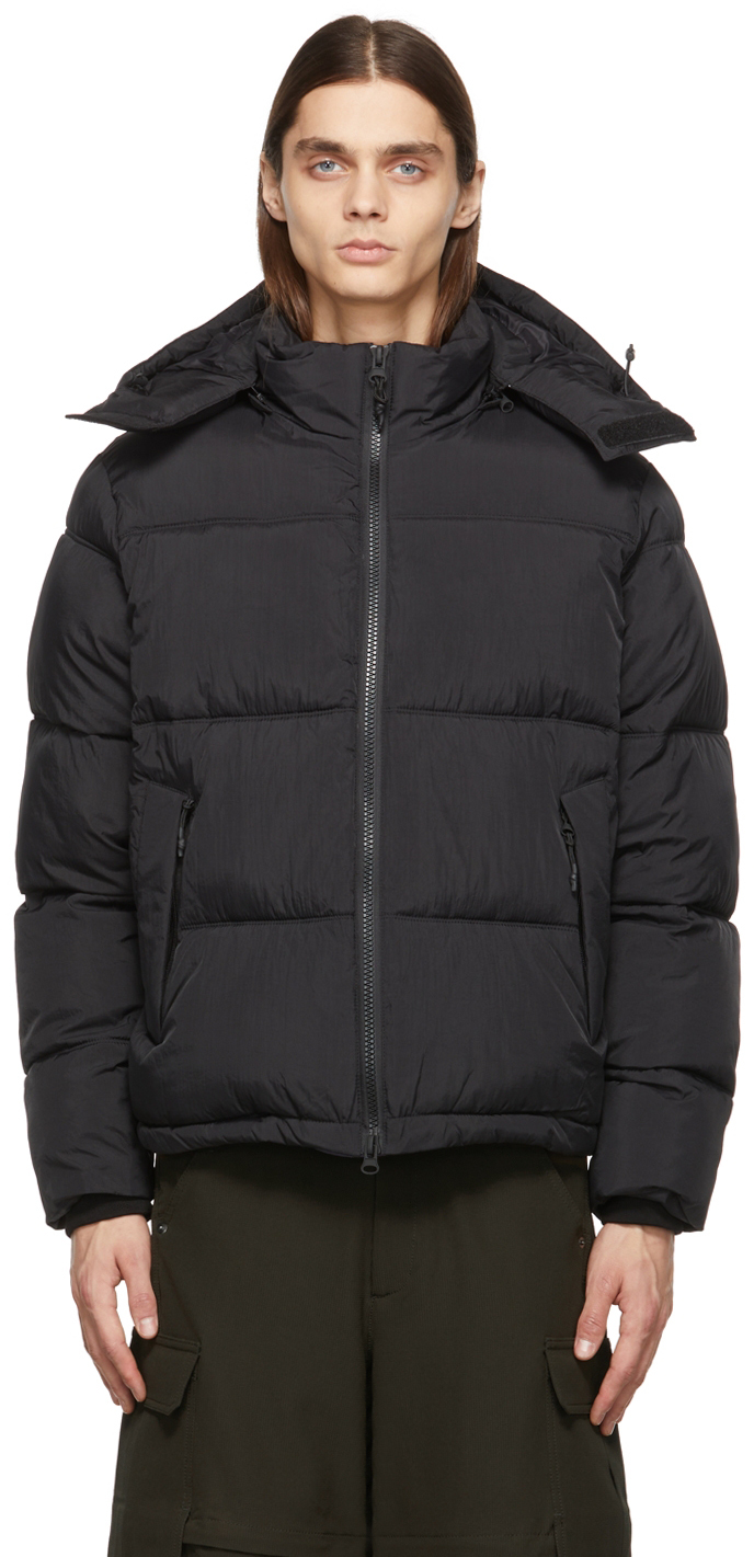 The Very Warm: Black Puffer Jacket | SSENSE