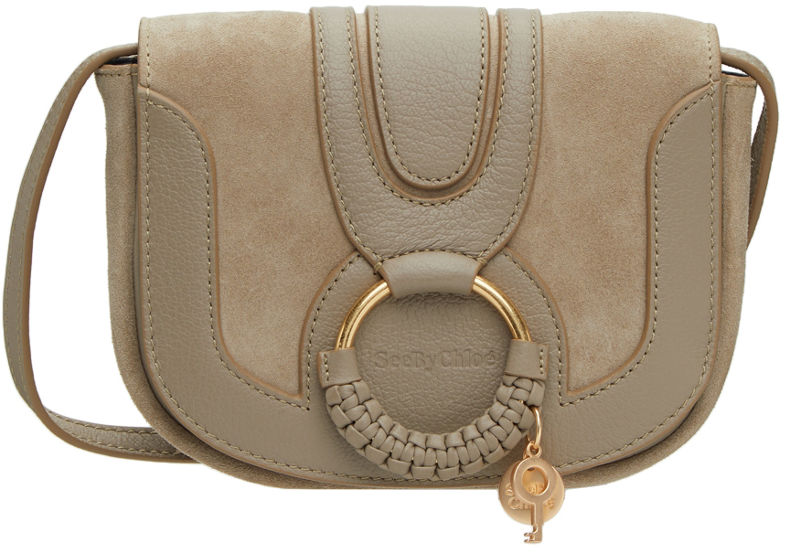 See by Chloé: Grey Mini Hana Bag | SSENSE Canada