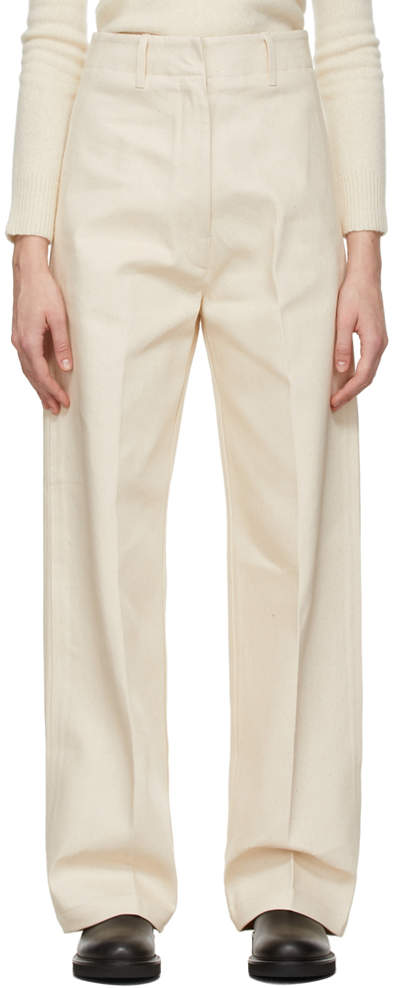 Arch The: Off-White Straight Trousers | SSENSE