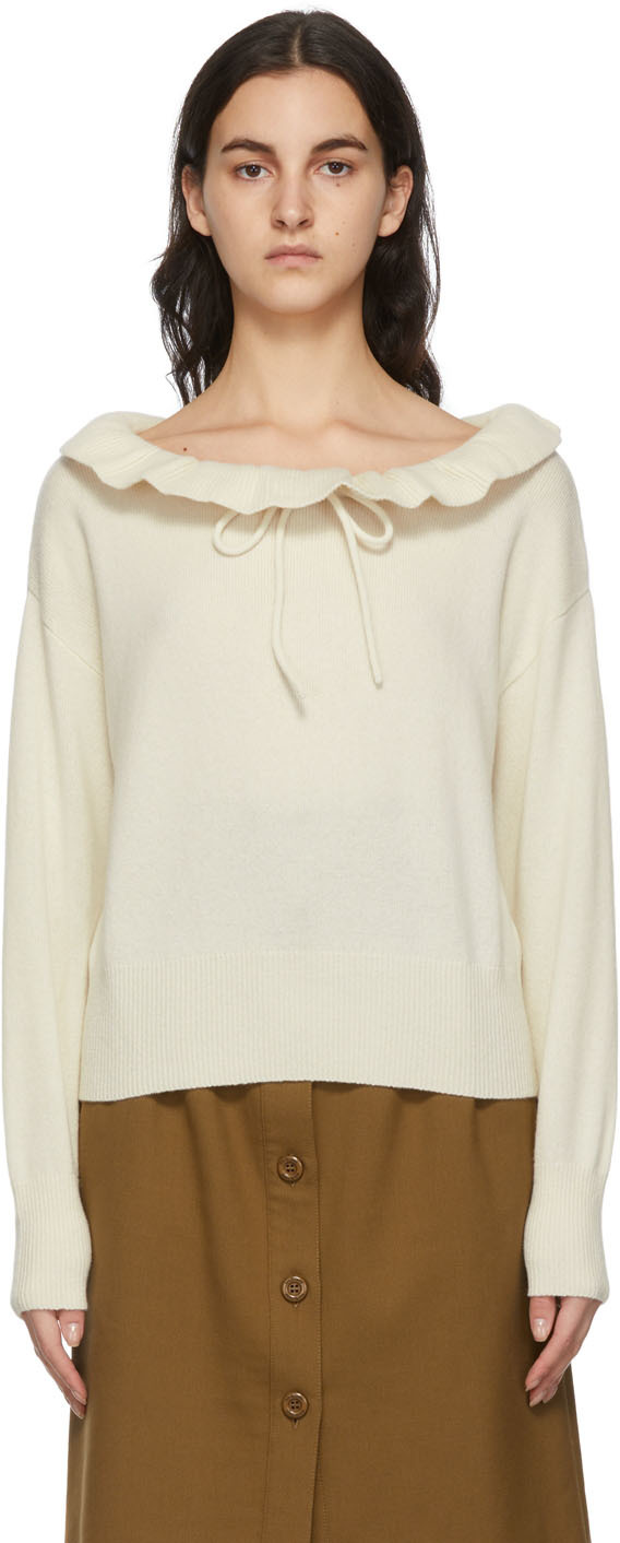 see by chloe ruffle sweater