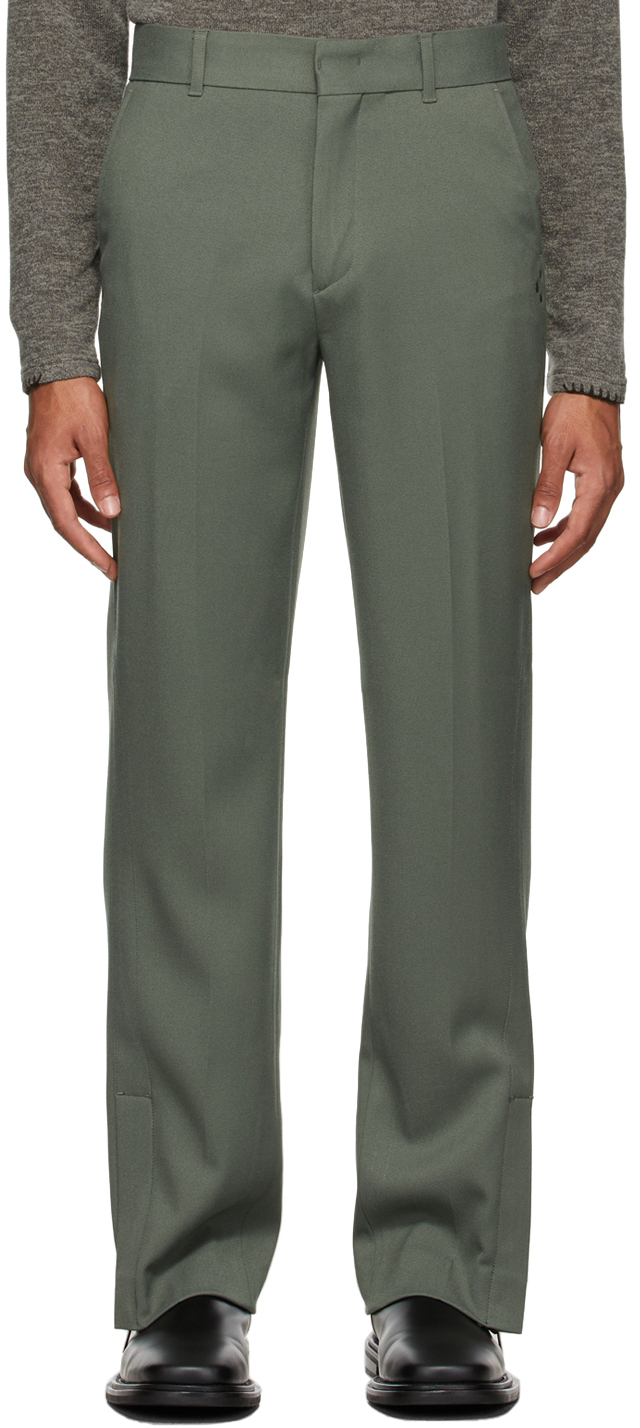 Andersson Bell: Green Bateas Trousers | SSENSE Canada
