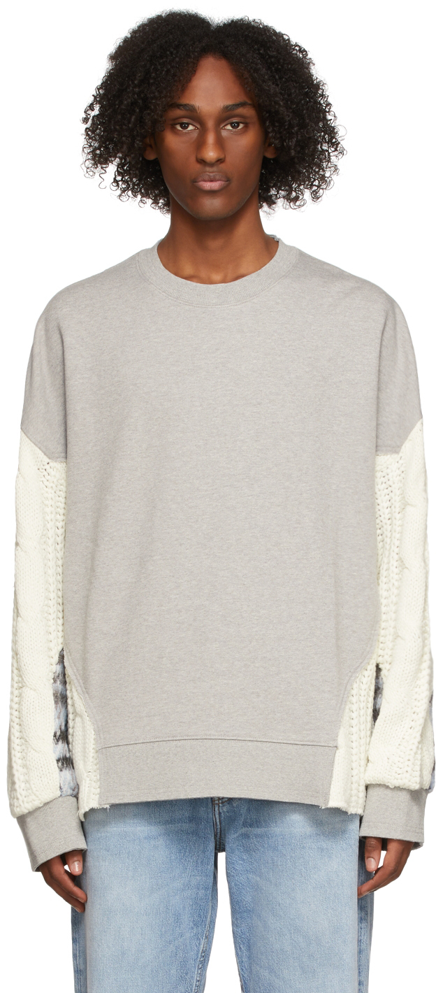 Andersson Bell Grey Contrast Antwerp Sweatshirt