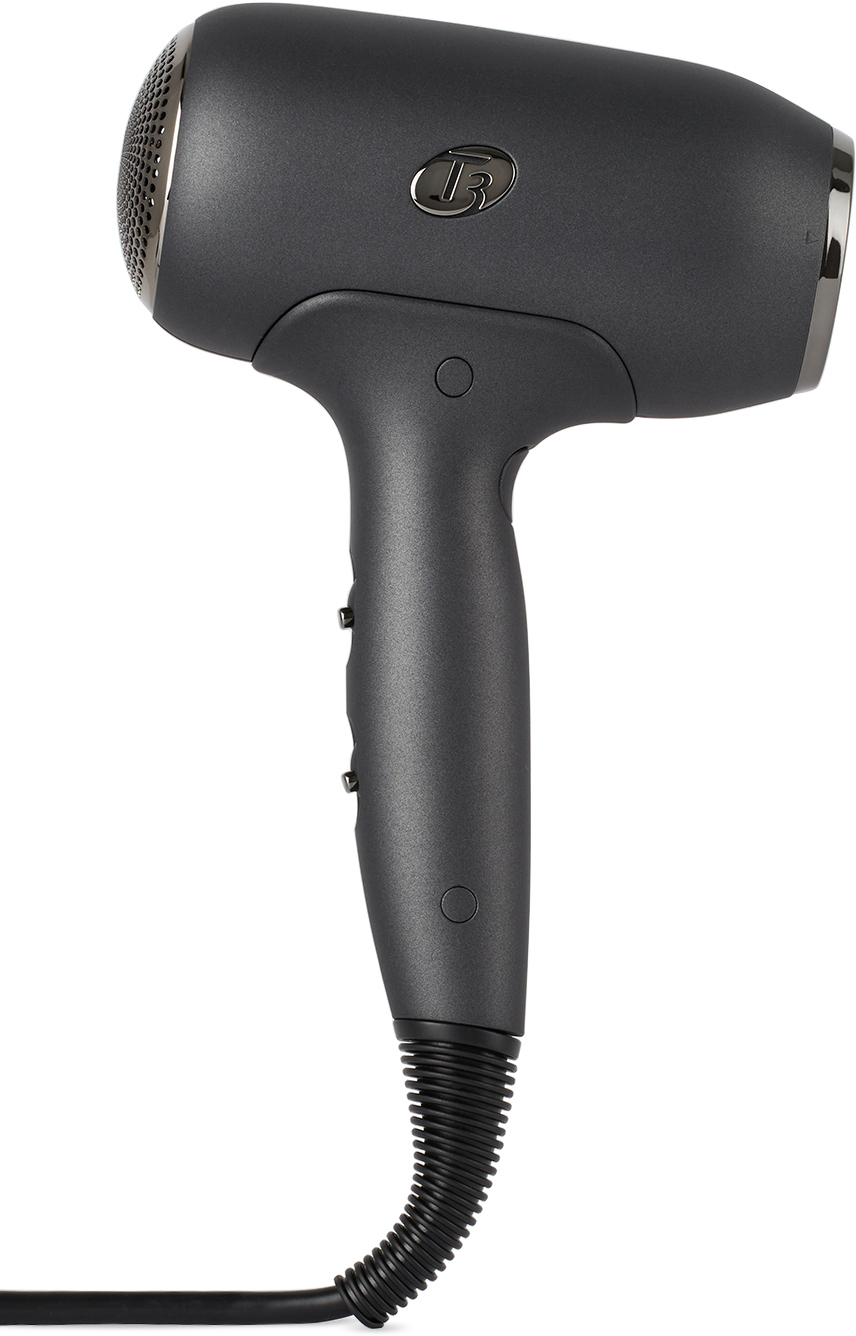 T3 Grey  Fit Compact Hair Dryer In Graphite