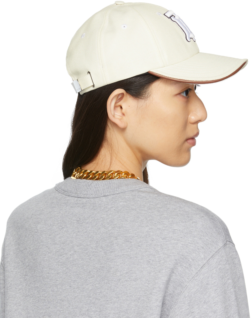 Burberry Off-White Monogram TB Baseball Cap | Smart Closet