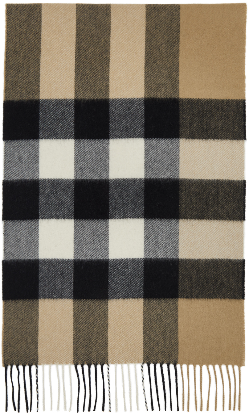 beige designer scarf