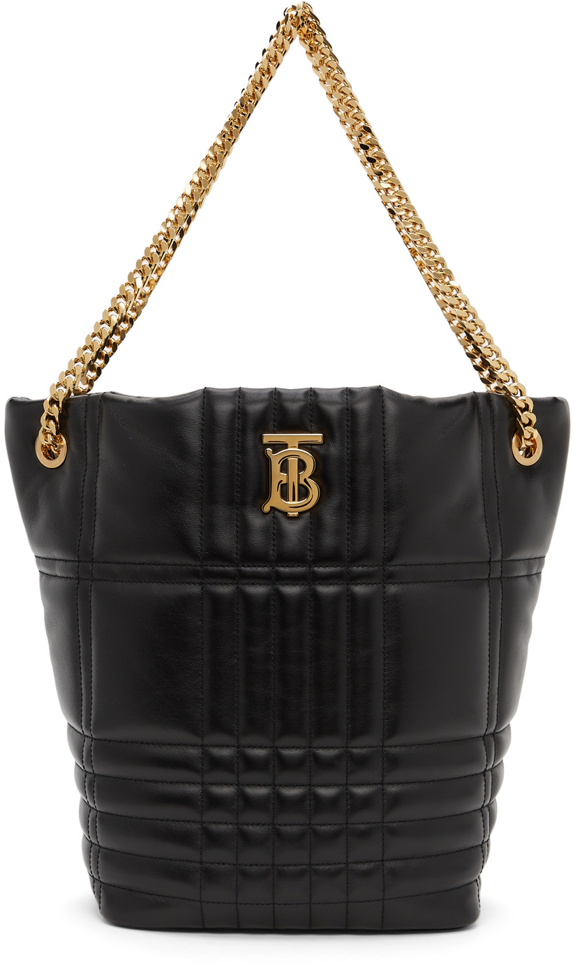 Burberry Black Lola Bucket Tote Bag SSENSE Canada
