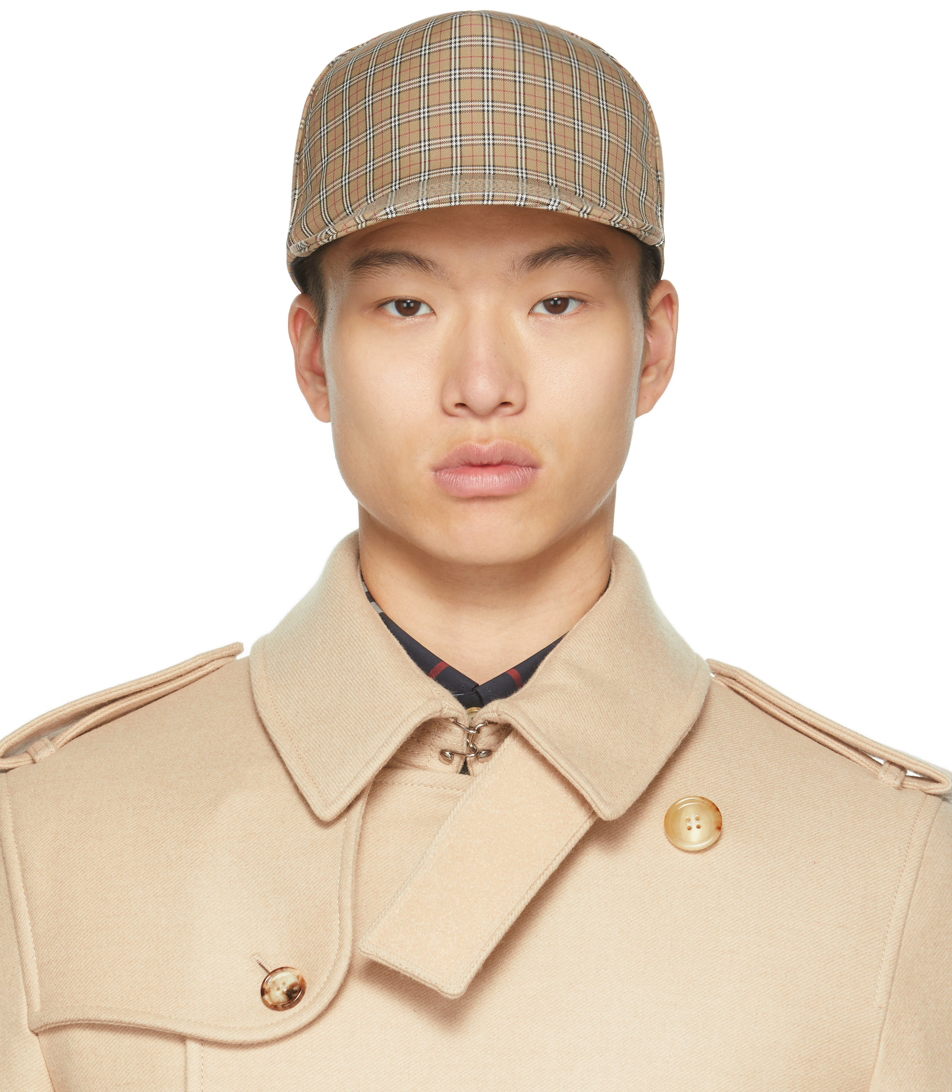 Burberry Micro Check Cap | Smart Closet