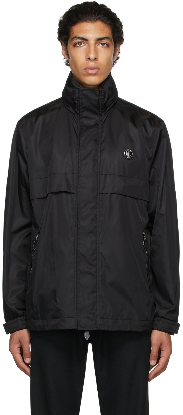 Burberry: Black Recycled Nylon Jacket | SSENSE