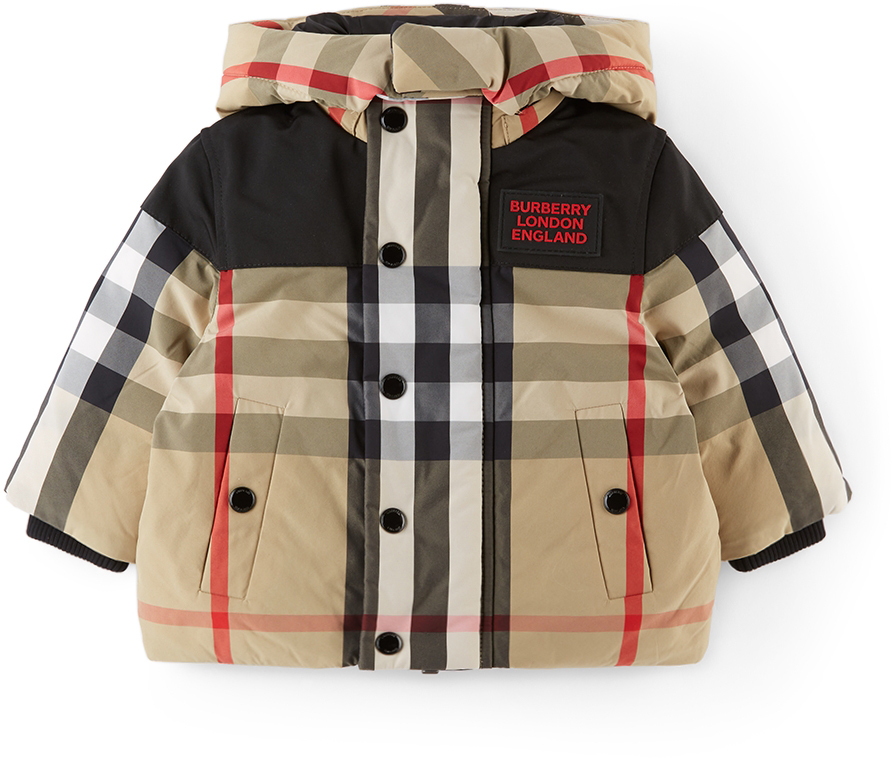infant burberry jacket