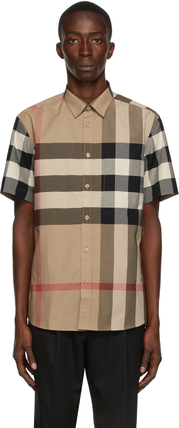 Burberry Check Short-Sleeve Shirt