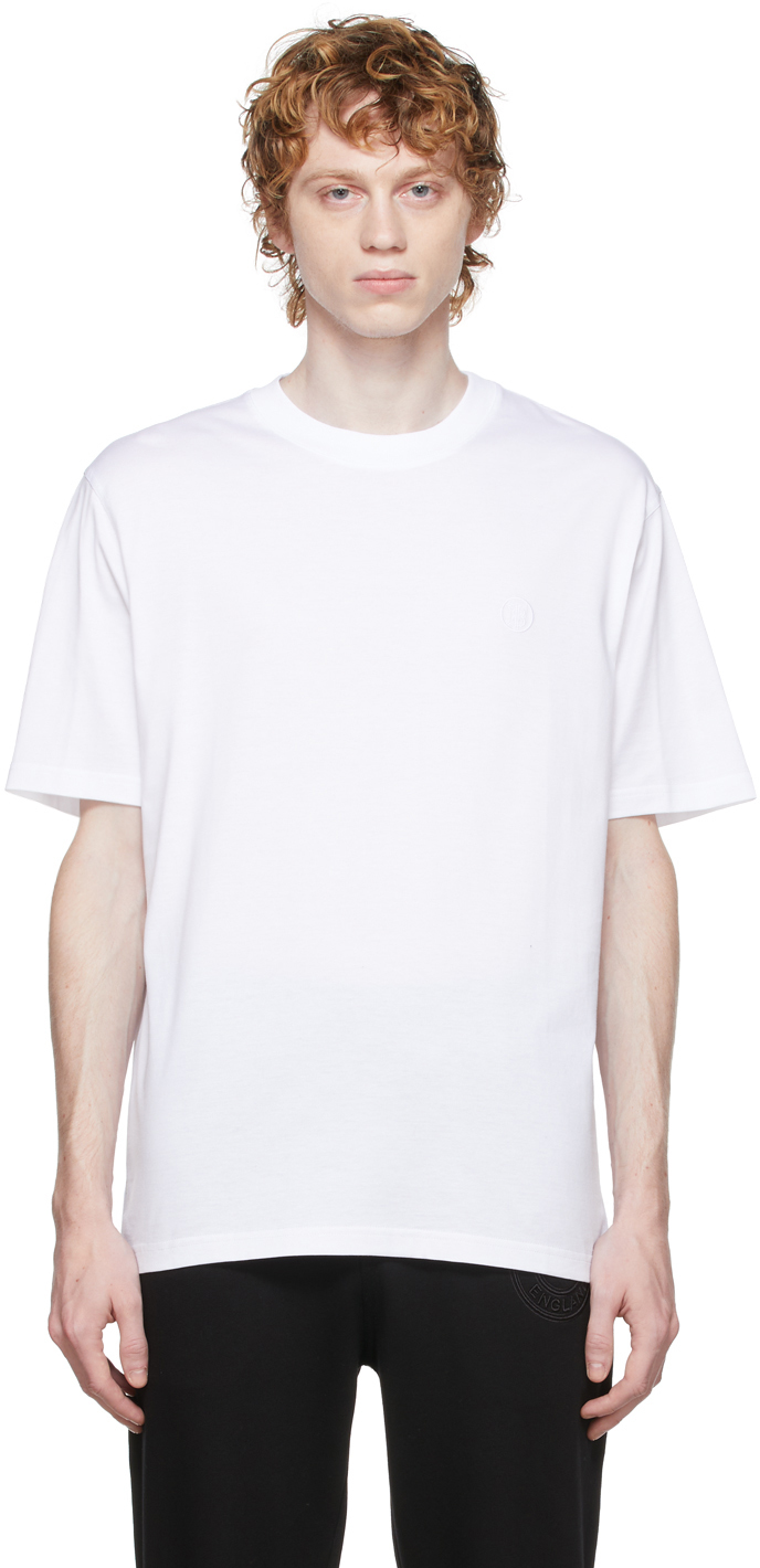 Burberry White Monogram Motif T-Shirt