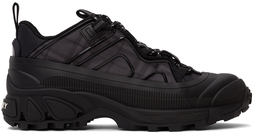 Burberry Black Check Technical Arthur Sneakers